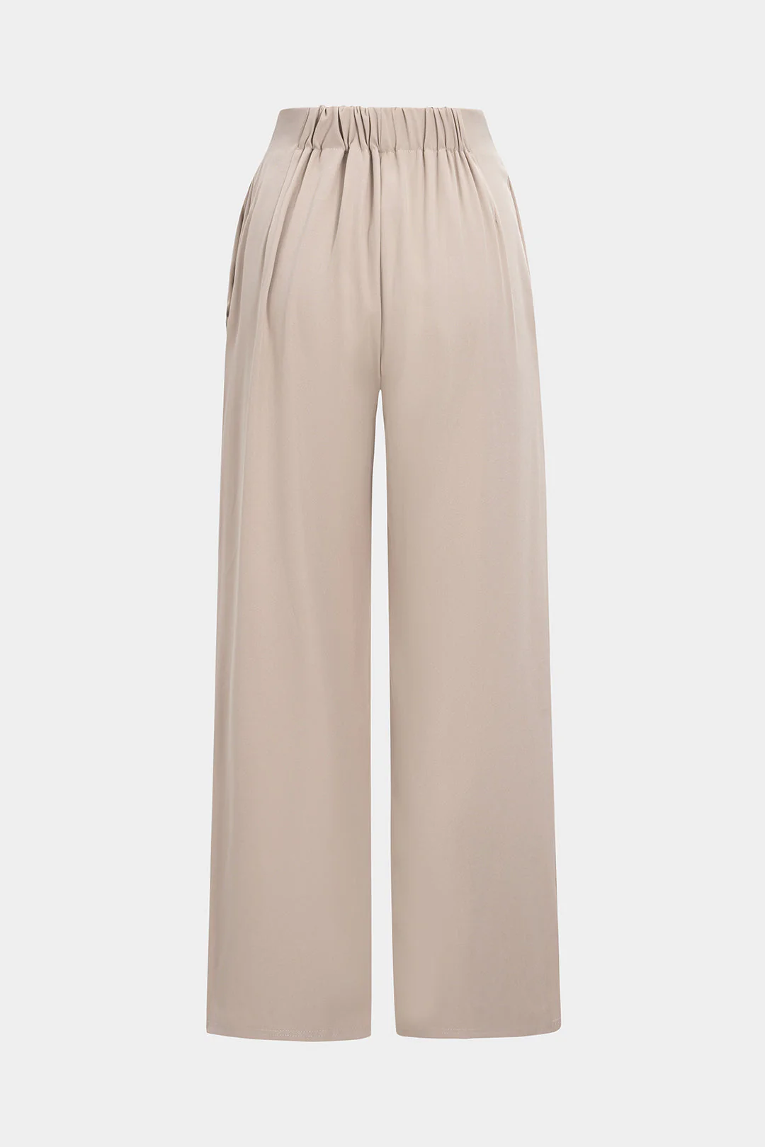 High Waist Asymmetrical Button Trousers